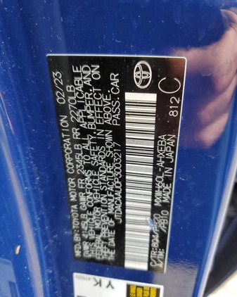 Toyota Prius cena 94000 przebieg: 57003, rok produkcji 2023 z Czaplinek małe 67